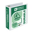 thumbnail image 1 of Carpeta Samsill de 4" con anillas en D, resistente, de origen vegetal, blanca, 1 of 5
