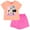Beige / pink, minnie mouse, variant on Disney Minnie Mouse T-Shirt and Mesh Shorts Outfit Set Toddler to Big Kid