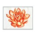 thumbnail image 1 of Designart Détail Vintage d'un Lotus Orange ART MURAL À CADRE FLOTTÉ, 1 of 4