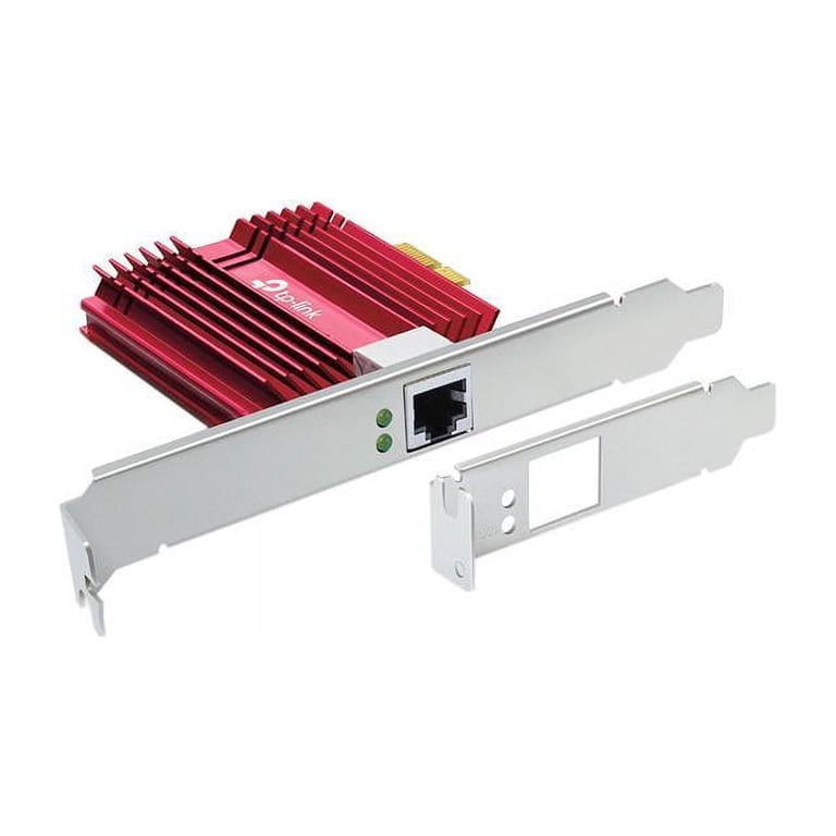 TP-Link, Network Card, 10GB PCIe Ethernet Adapter, Red - Walmart.com