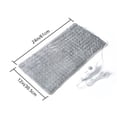 thumbnail image 2 of Clearance! Pedty Womens Fuzzy Blanket Electric Heated Throw Blanket Home Comfort 1Pc Electric Heating Neck and Shoulder Heating Pad Electric Heating Vest Heating Shawl Electric Blanket Grey, 2 of 7