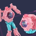 thumbnail image 3 of Reloj de deformación Componentes electrónicos de plástico Reloj de Pulsera Robot de proyección de Dibujos Animados para niños niñas Tipo 6, 3 of 5