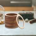 thumbnail image 1 of CRILSTYLEO 50Set Multi Color Wooden Rings For Crafts Circle Flat Round Ring Poplar Wood Craft Supplies, 1 of 6