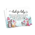 thumbnail image 5 of Inkdotpot 30Winter Jungle Theme Gender Neutral Baby Shower Book Request Cards Bring A Book Instead Of A Card Baby Shower Invitations Inserts Games, 5 of 6