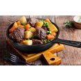 thumbnail image 4 of Cuisinel 8 & 10 Inch Pre Seasoned Cast Iron Skillet Cookware Set w/ Handle Cover, 4 of 9