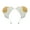 Camel white, variant on Plush Ear Headbands Puppy Design Adjustable Headwear Hairpiece For Women