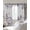 Purple, variant on Purple Grey Leaves Blackout Curtains for Bedroom/Living Room, Thermal Insulated Kitchen Curtains, Summer Botanical Pastoral Watercolor Grommet Darkening Window Treatment Drapes 27.5"x39"x2