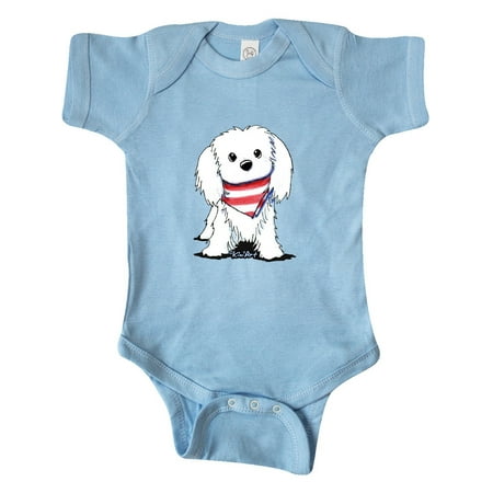 

Inktastic Maltese First Mate Gift Baby Boy or Baby Girl Bodysuit