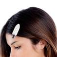 thumbnail image 3 of 6Pcs No Bend Hair Clip Makeup Pin Curl Clips No Crease Hair Clip for Hairstyle Bangs Waves Styling Hair Salon (Glitter Transparency), 3 of 3