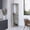 Grey, variant on 75" H Mirrored Corner Bar Cabinet with Glass Storage / Enhance Your Home Bar