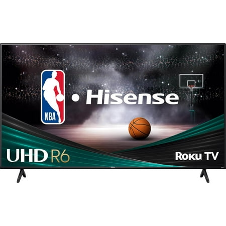 Hisense 58 Class 4K UHD LED LCD Roku Smart TV HDR R6 Series 58R6E3