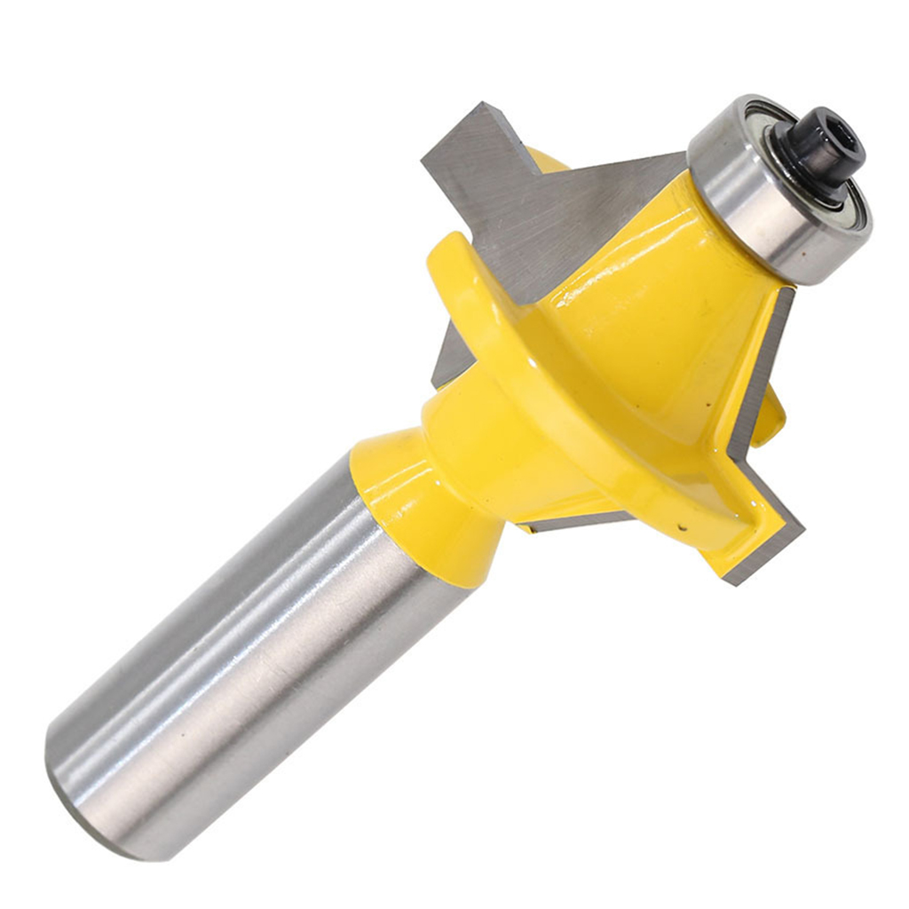 2x Router Bit Shank Joinery Milling Cutter Mortise Tenon Lock Miter Router Bit Stock Woodworking End Mill