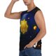 thumbnail image 3 of Fotbe Solar System Men's Camiseta sin Mangas Estampada para Hombres, Playera Casual para Gimnasio, Entrenamiento, Playa-3X-Large, 3 of 7