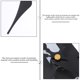 thumbnail image 2 of 5 juegos de accesorios para punteros de reloj, piezas de punteros para bricolaje, reemplazo de movimiento de plástico, 2 of 6