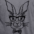 thumbnail image 3 of CafePress - Cute Hipster Easter Bunny T Shirt - Mens Tri-blend T-Shirt, 3 of 4