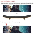 thumbnail image 2 of Animal Skateboard Grip Tape Stickers Set of 2 - Emery Surface, PVC Backing, Size 8.8x32.6in/22.4x83 cm, 2 of 5