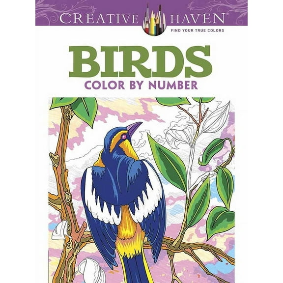 Birds Color by Number Coloring Book
