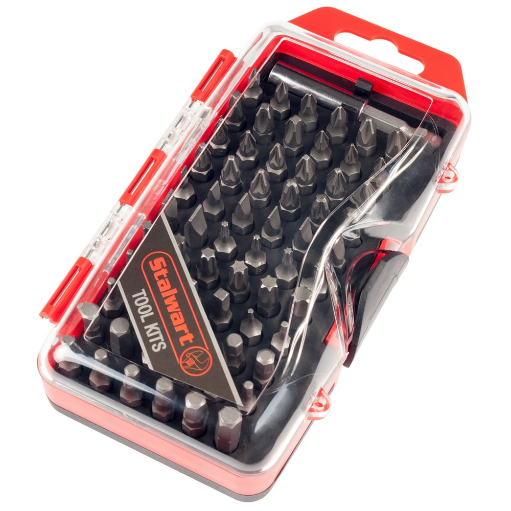 Screwdriver Bit Set, 67 Pieces Compact Durable Metric and SAE