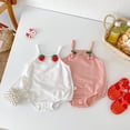 thumbnail image 5 of LYMAYTER ‌Infant Baby Girl Cotton Onesies Sleeveless Tank Top for 3-24M Bodysuit Pack‌ 1PCS, 5 of 8