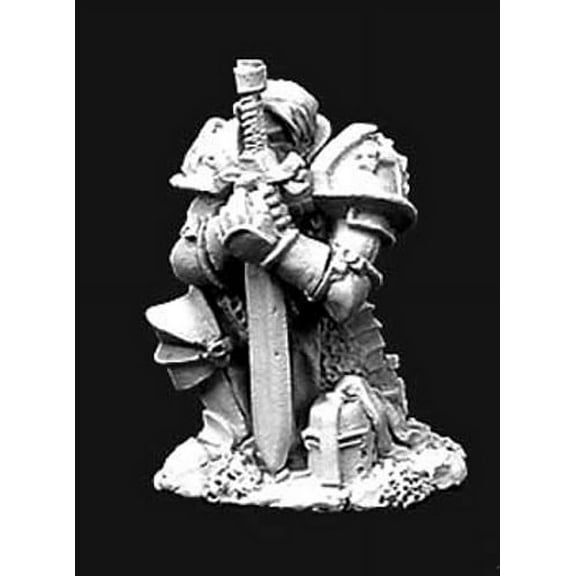 Reaper Miniatures Praying Paladin #02906 Dark Heaven Legends Unpainted Metal