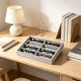 thumbnail image 6 of 8-Slot Velvet Eyeglass Storage Tray - Sunglass Display Organizer for Drawer, Counter, Cabinet, 6 of 6