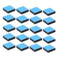 thumbnail image 4 of Electronic Components,20pcs Heat Sinks Mini Heat Sink Router Heatsink Exceptional Reliability, 4 of 8