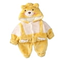thumbnail image 2 of Esaierr Baby Fleece Tops Pants Set for Toddler Boys Winter Sweatshirt Pants 2PCS Set with Hooded Warm Outfits for 1-5Y, 2 of 5