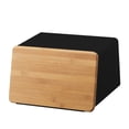 thumbnail image 1 of Contenedor para almacenar pan,Contenedor de almacenamiento de pan para el hogar Organización de refrigerios,Contenedor portátil para almacenar alimentos,caja de metal para pan,Soporte para, 1 of 9