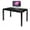 Black, variant on SOGES 63 Inches Gaming Desk Writing Desk Workstation Office Desk Computer Desk, Teak & White