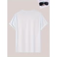 thumbnail image 4 of Women Y2K Oversize Summer Fruit Graphic Print White Tee Shirt Short Sleeve Crew Neck Cotton Aesthetic Tshirt Tops Pomegranate, 4 of 7