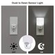 thumbnail image 3 of Fotbe Travel Around The World Airplane Luz Nocturna LED, Luz de Noche con Sensor de Luz Natural de Anochecer a Amanecer, Se Enchufa a la Pared, Blanco Cálido 0.5W-US, 3 of 7