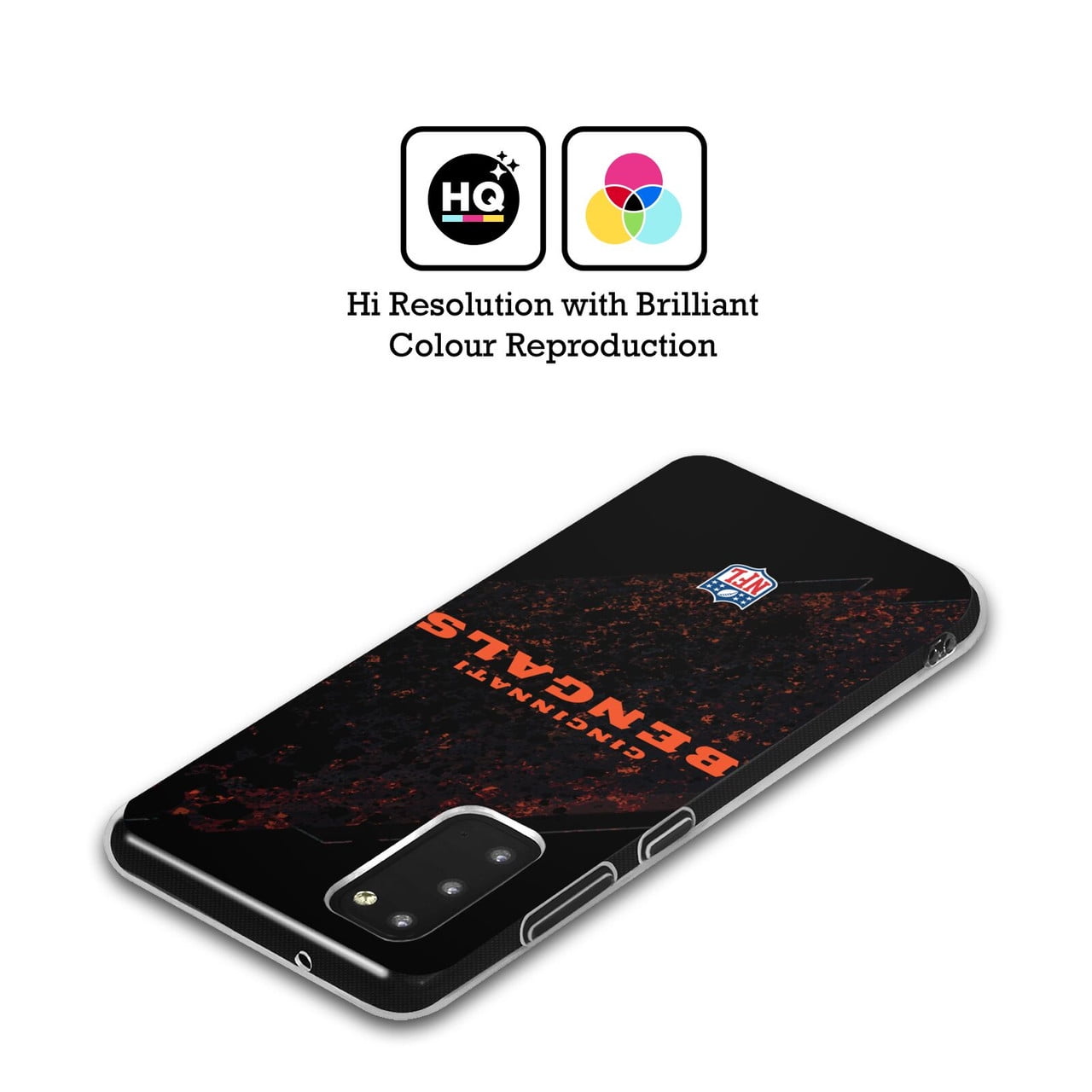 Head Case Designs NFL Cincinnati Bengals Logo Blur Soft Gel Case for Samsung Galaxy A23 / 5G (2022)