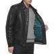 thumbnail image 2 of Chaqueta Tommy Hilfiger Smooth Lamb Touch de piel sintética negra, 2 of 3