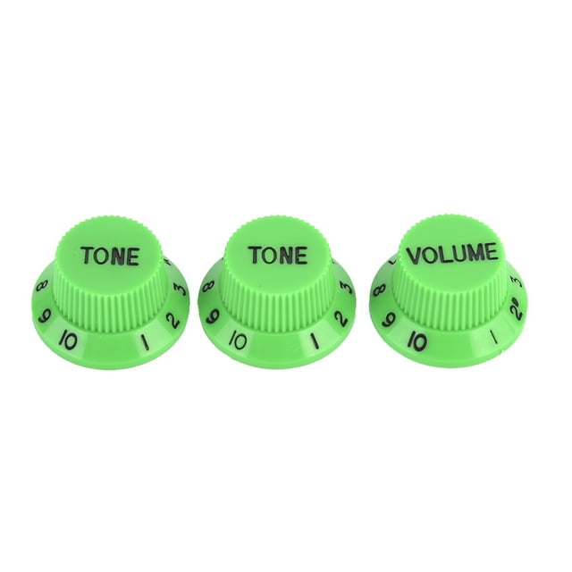 Boutons de Contrôle de Tonalité de Guitare Résistant à l'Usure, Boutons de Contrôle du Volume de la Guitare, Utilisation Durable pour les Amateurs d'Instruments