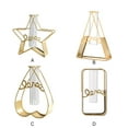 thumbnail image 2 of Billuyoard Florero decorativo dorado para centros de y ramos magníficos Floreros de vidrio para centros de Decoración del hogar C, 2 of 6