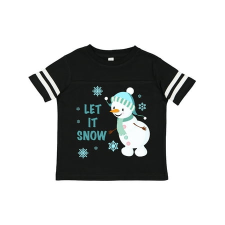 

Inktastic Let It Snow Snowman Gift Toddler Boy or Toddler Girl T-Shirt