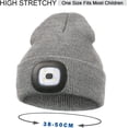 thumbnail image 4 of Zukuco Beanie Hat with Light for Kids, USB Rechargeable Hands Free LED Headlamp Cap Winter Knitted Night Lighted Hat Flashlight, 4 of 7