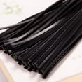thumbnail image 4 of HSHDLDF Women Leather Tassels Keychain Car Circle Key Rings Gift Bag Hanging Buckle, 4 of 7