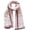 Pink, variant on Women Geometric Maze Print Scarf with Border Design Soft Shawl Scarves Neck Wraps for All Season, 3 Colors (Pink)