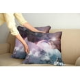 thumbnail image 2 of Ambesonne Space Throw Pillow Cover 2 Pack, Scenery Art, 20", Dried Rose Pale Pink, 2 of 7