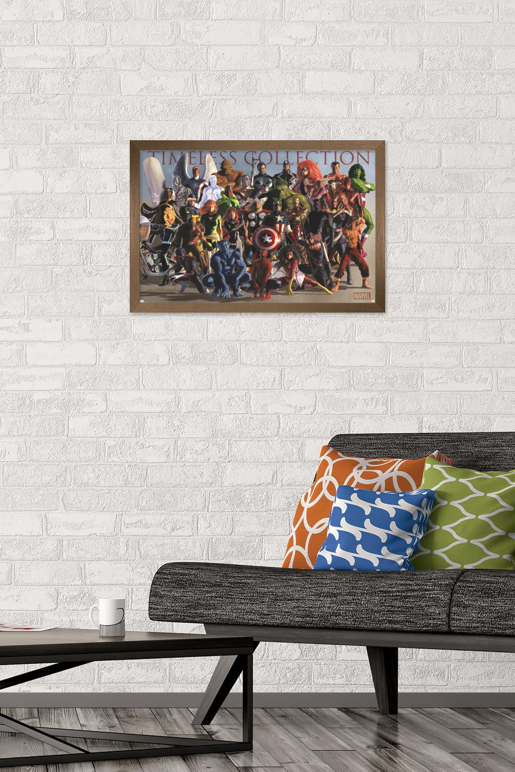 Marvel Comics - Group Wall Poster, 14.725" x 22.375", Framed