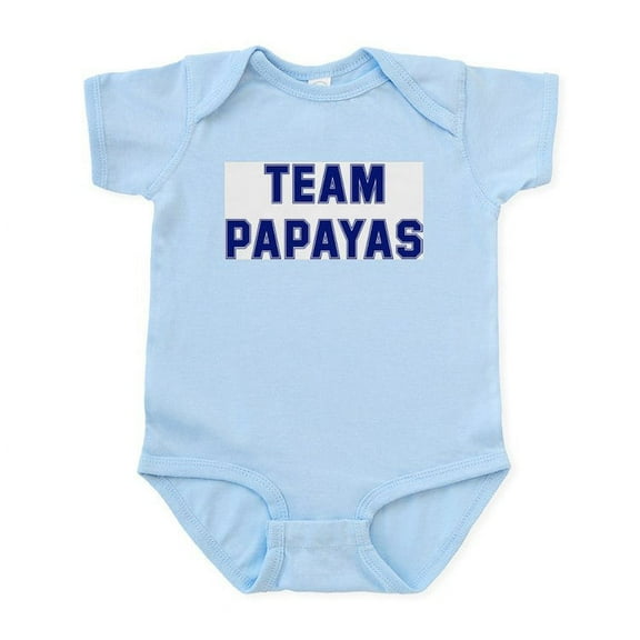 CafePress - Team PAPAYAS Infant Bodysuit - Baby Light Bodysuit, Size Newborn - 24 Months