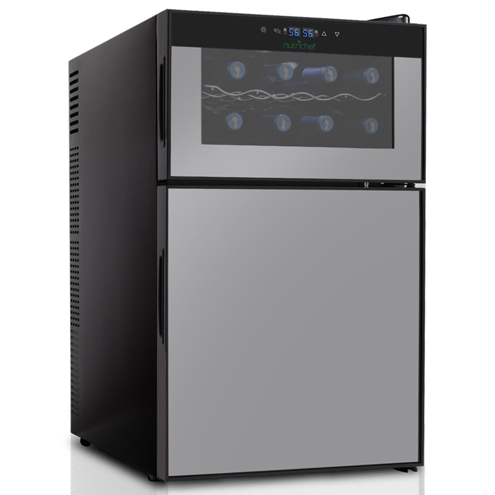 NutriChef PKTEWBC240 Electric Beverage Fridge Wine Cellar & Can