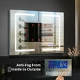 thumbnail image 2 of Lexora Home Bracciano 36" x 32" LED Medicine Cabinet with Defogger, 2 of 6