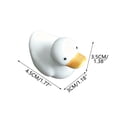 thumbnail image 3 of Figura de Pato de Cerámica Blanca: Adorable Mini Estatua para La Decoración Del Hogar, Escritorio o Baño, Lindo Adorno Pequeño para Regalar a Los Enamorados., 3 of 7
