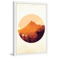thumbnail image 2 of Marmont Hill "Orange Sunset" Framed Painting Print, 2 of 5
