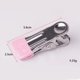 thumbnail image 2 of GAXIRE 10Ud Pinzas Cortaviento De Metal Rosa Para Ropa Con Mandíbulas Fuertes Y Material Duradero, 2 of 6