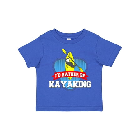 

Inktastic I d Rather Be Kayaking Gift Toddler Boy or Toddler Girl T-Shirt