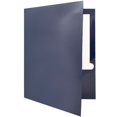 thumbnail image 2 of JAM Paper Glossy Two Pocket Folders, Navy Blue, 6/Pack, 2 of 5