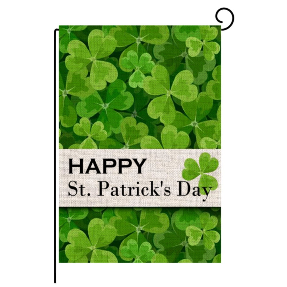 Anley Double Sided Premium Happy St Patrick's Day Garden Flag 18 x 12.5 Inch 